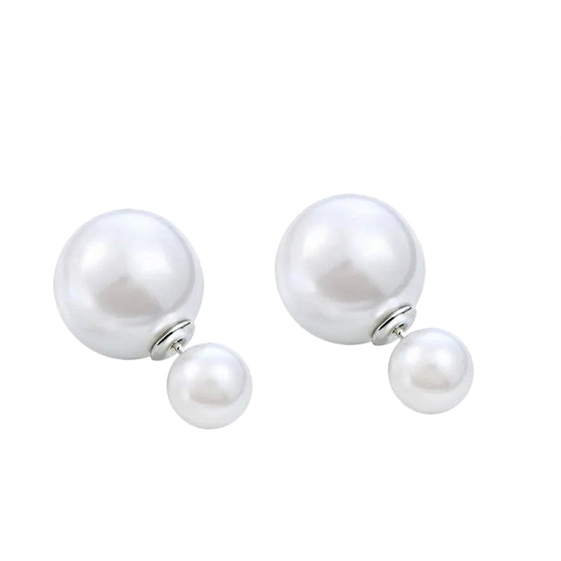 Pearl Double Sided Earrings