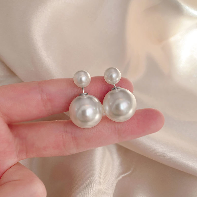 Pearl Double Sided Earrings