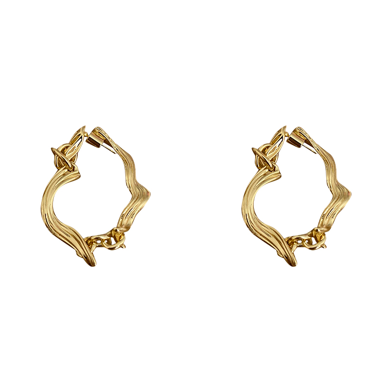 Gold Line Earrings