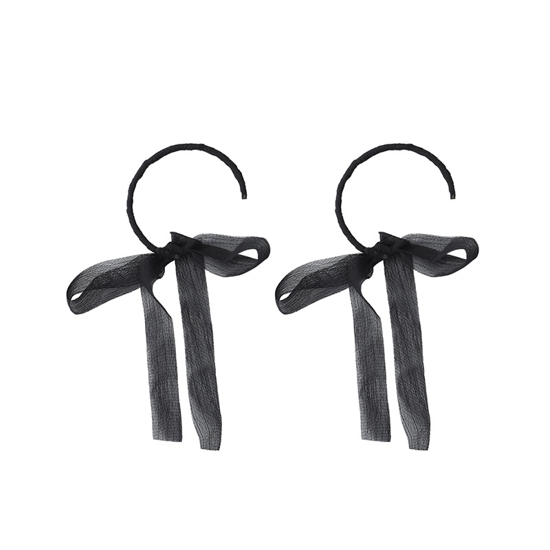 Chiffon streamer earrings